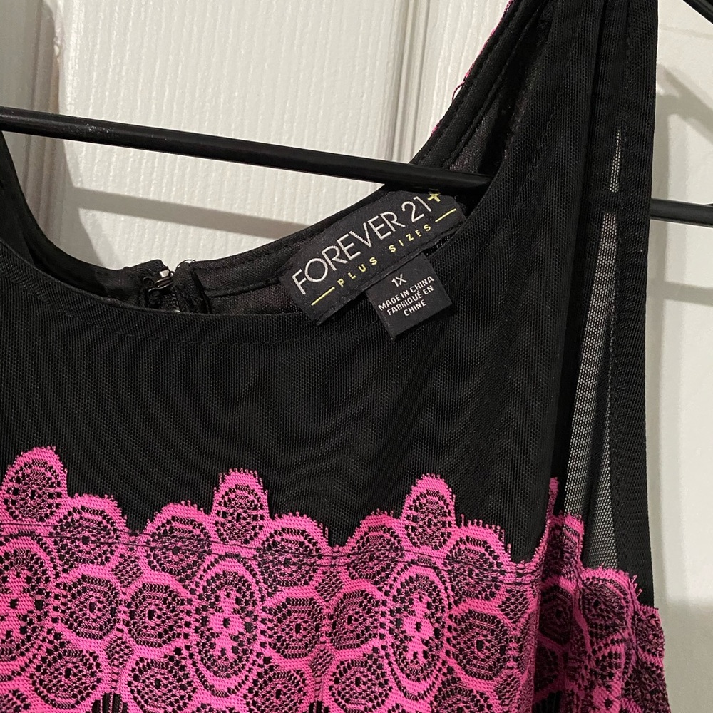 Forever 21 pink lace dress